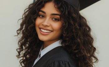 Graduation Hair: Twisted Half-Updo