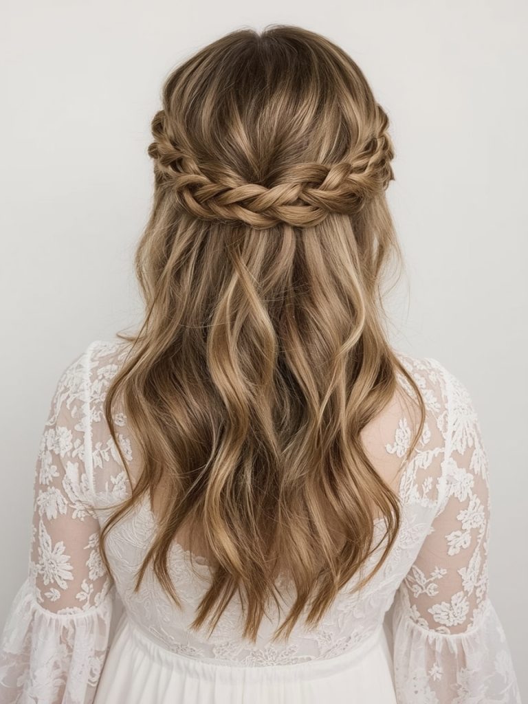 Bridemaids Hairstyles: Waterfall Twist