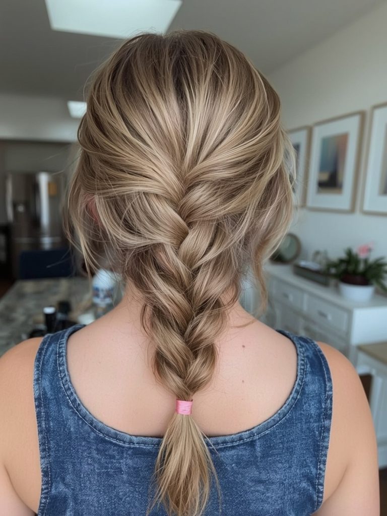 High Bun With Hair Clips: An Easy Summer Hairstyle