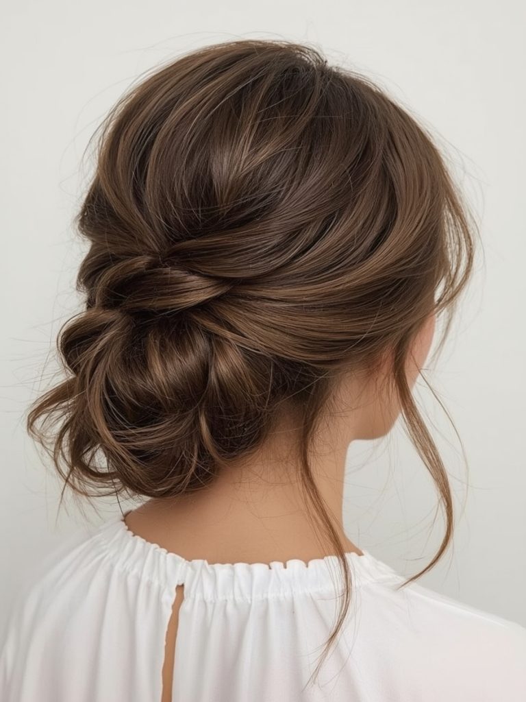 Grad Hairstyles: Knotted Half-Updo