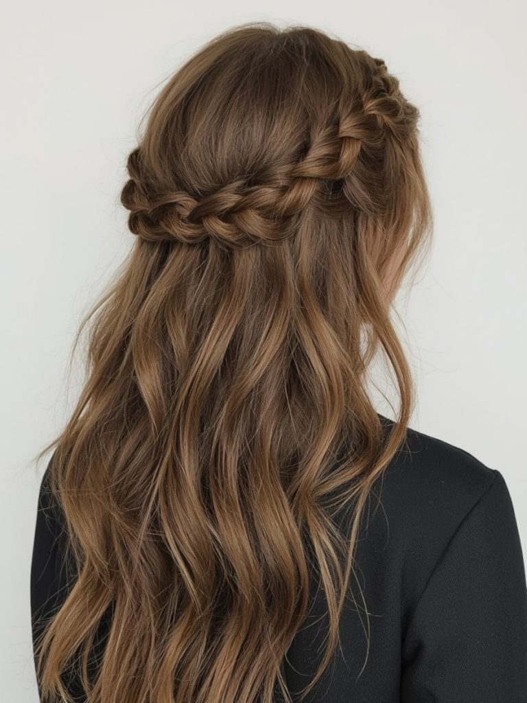 Grad Hairstyles: Braided Headband