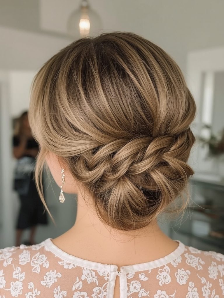 Bridemaids Hairstyles: Sleek Low Ponytail