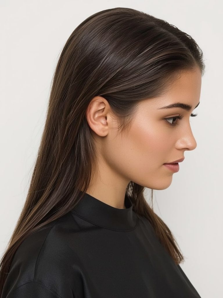 Grad Hairstyles: Half-Up Half-Down with Curls