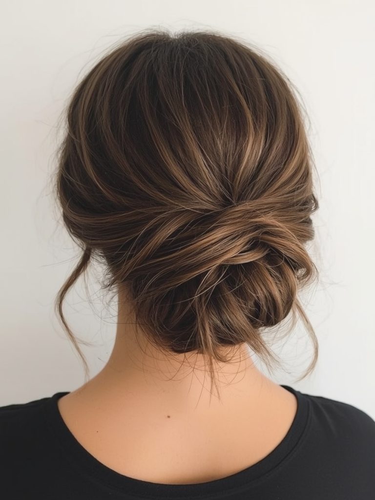 Grad Hairstyles: Braided Crown Updo