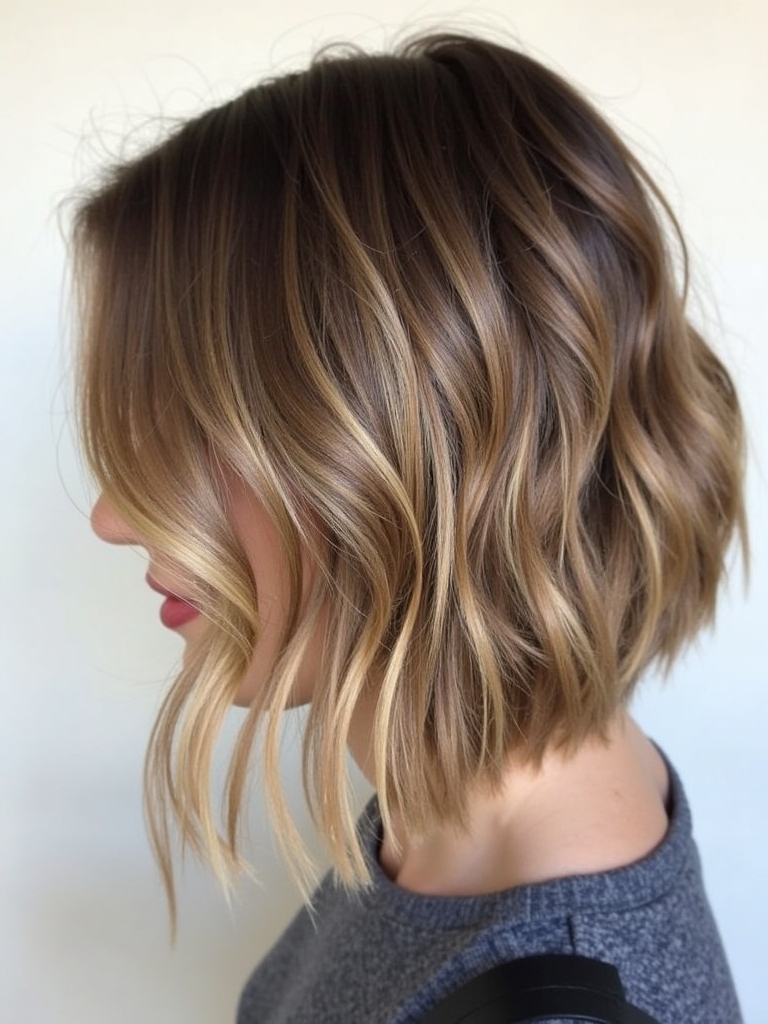 Fun Honey Brown Balayage