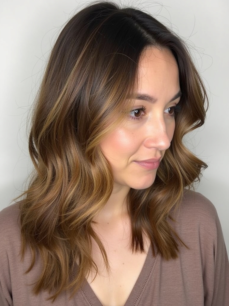 Gradient Caramel Balayage