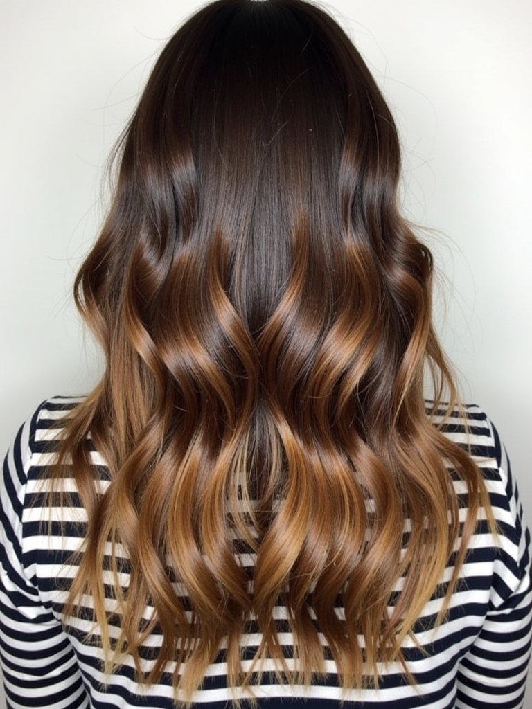 Chunky Caramel Balayage