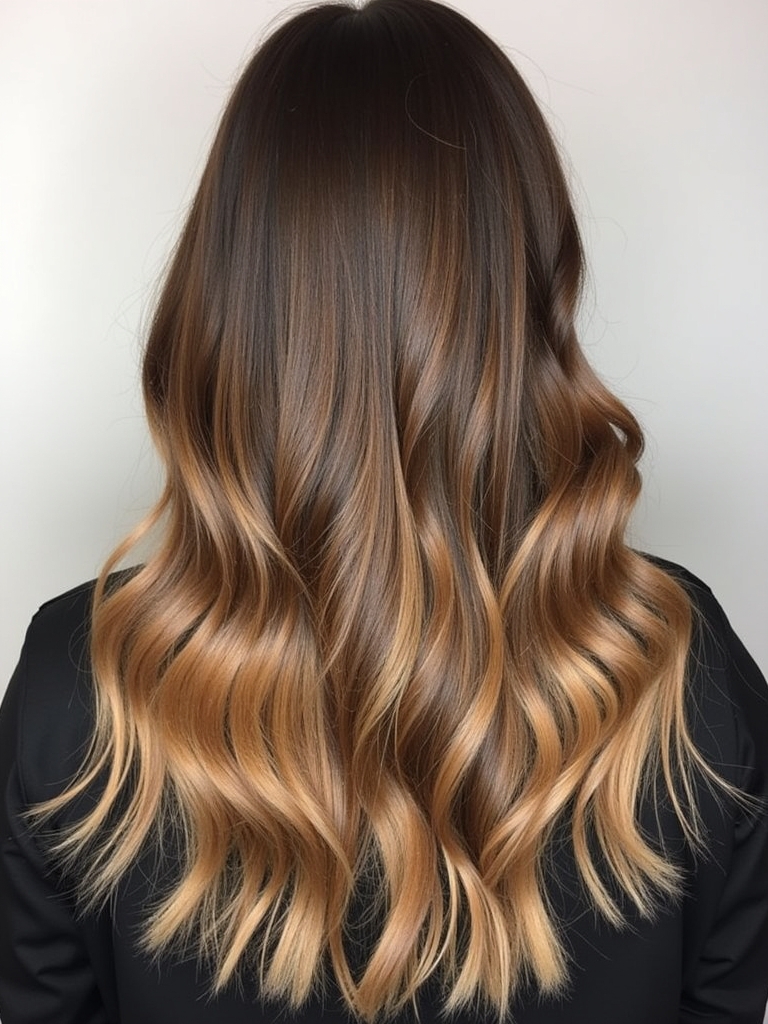 Ribboned Caramel Balayage
