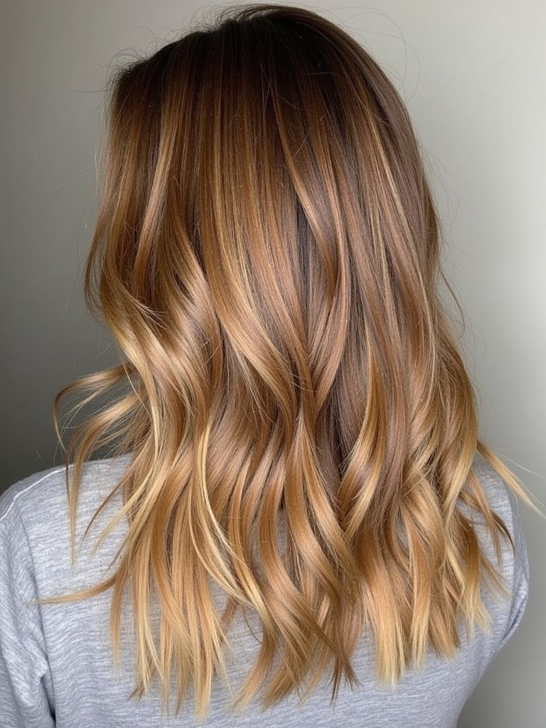 Cool-Toned Caramel Balayage