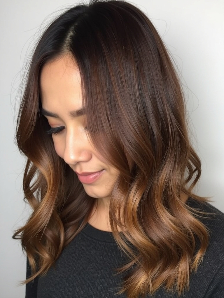 Rich Caramel Balayage