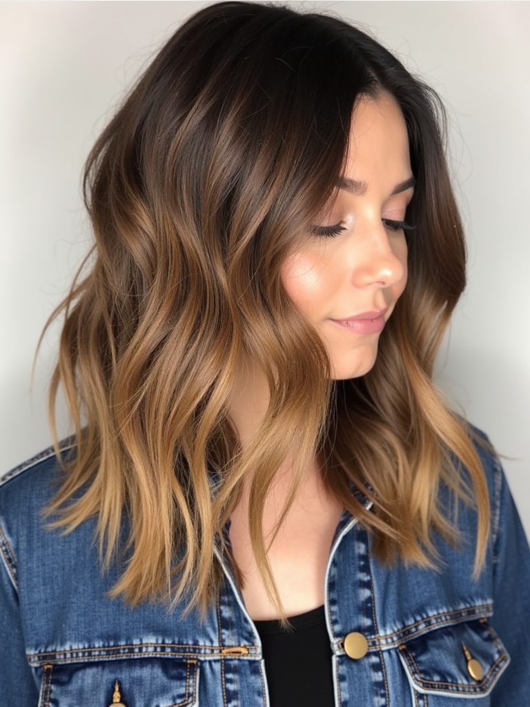 Subtle Caramel Balayage