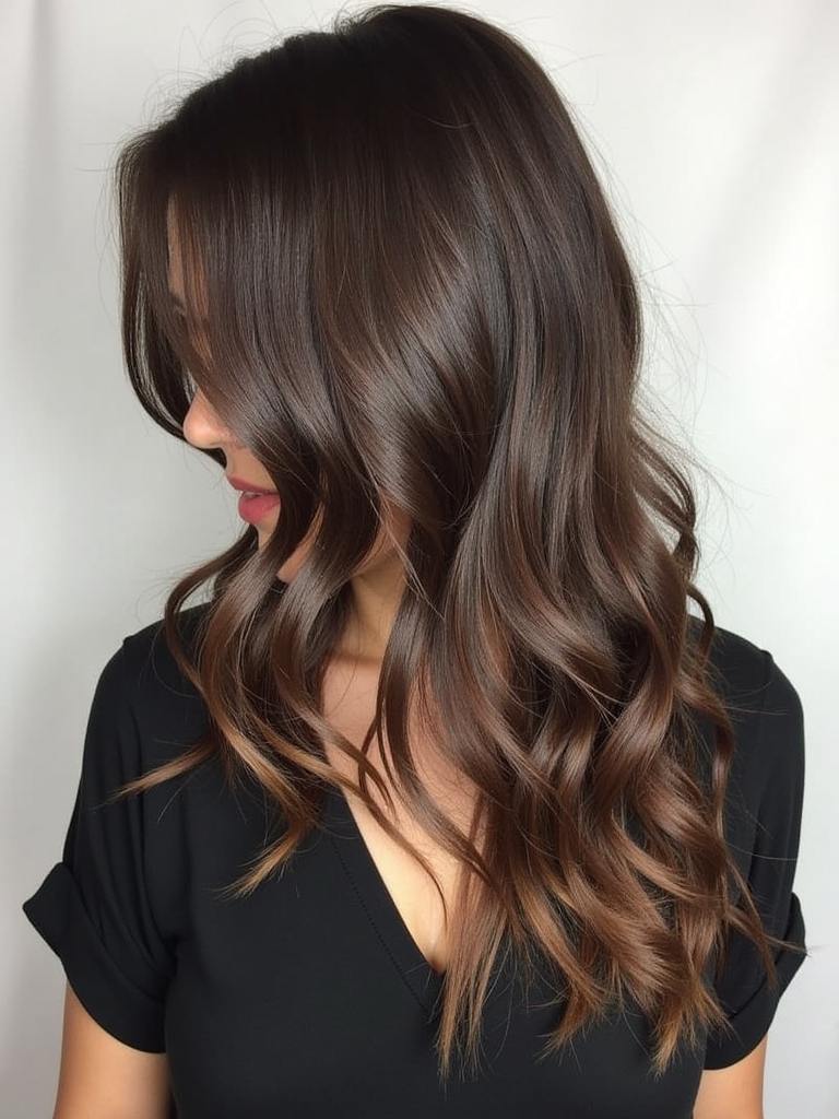 Dimensional Honey Brown Balayage