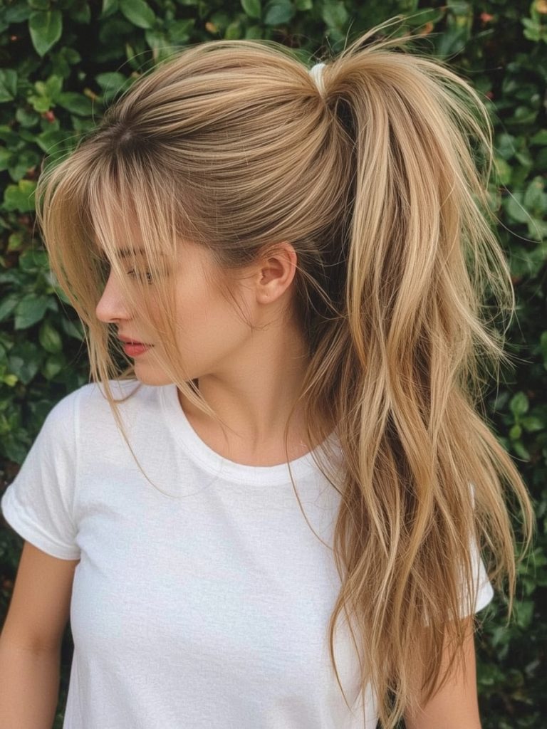 Long Hair Older Women: Textured Beach Waves