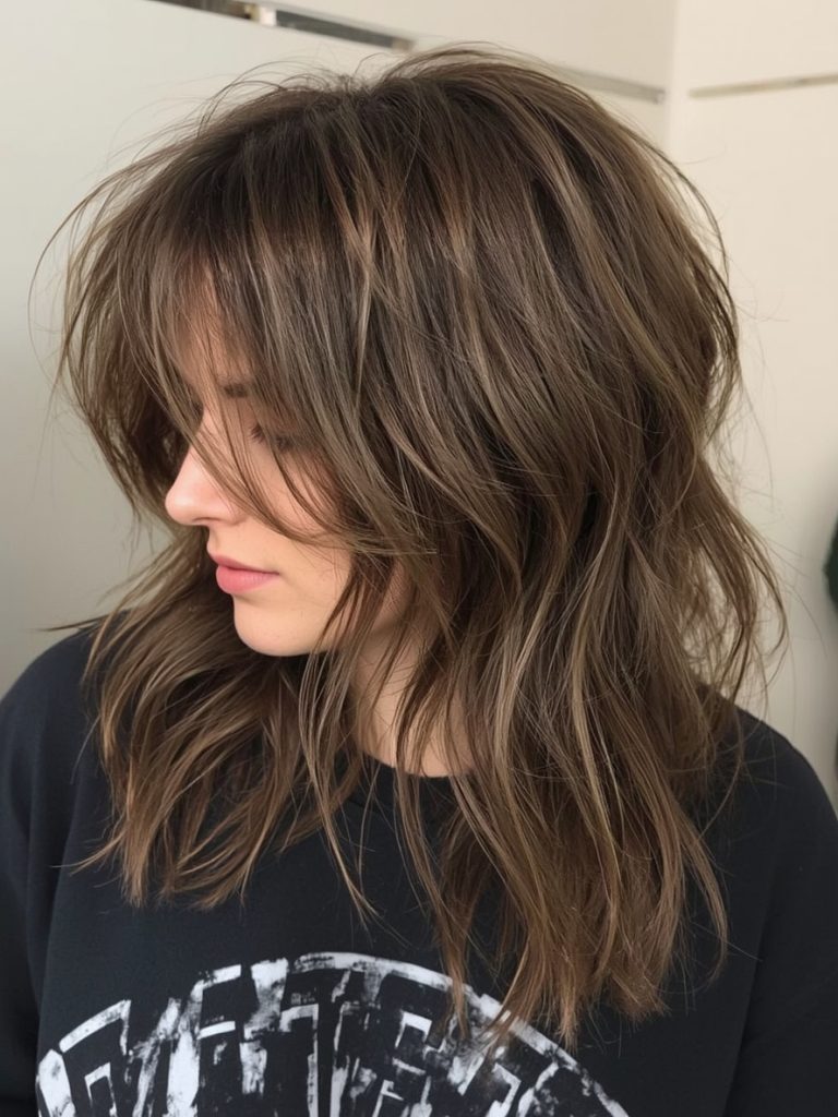 Long Hair Older Women: Two Dutch Braids