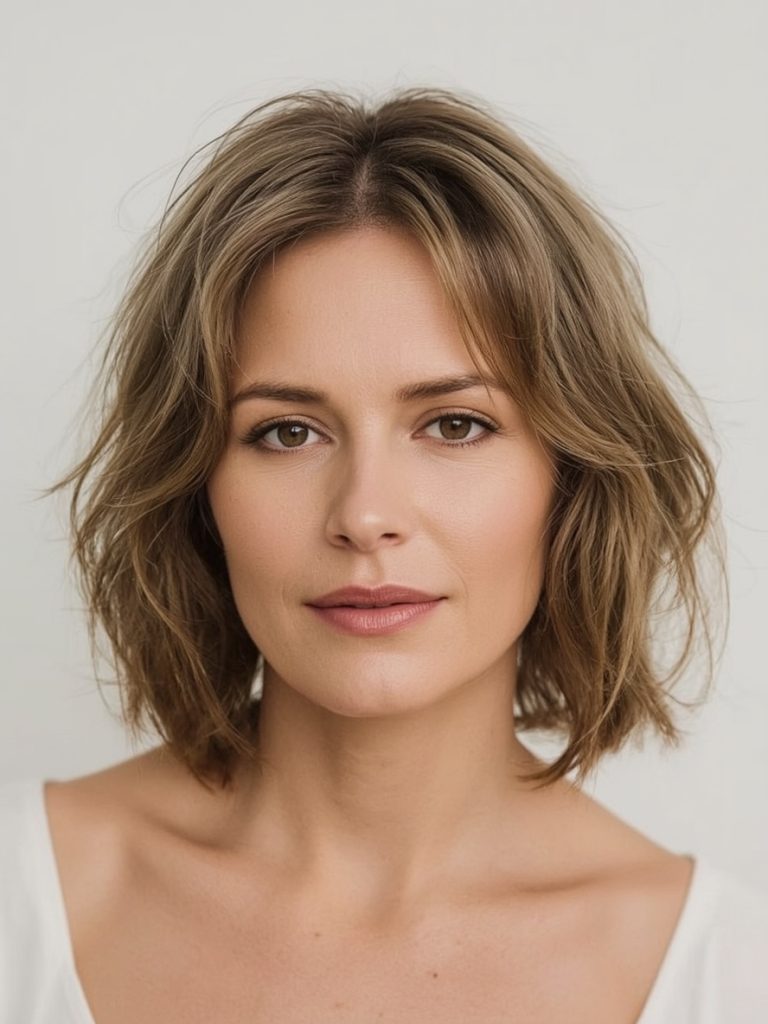 Graduated Layered Bob: Bobs For Thin Hair Older Women