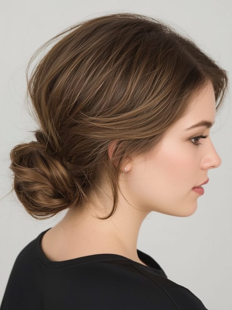 Butterfly Haircut Long Hair For Round Face: Balayage