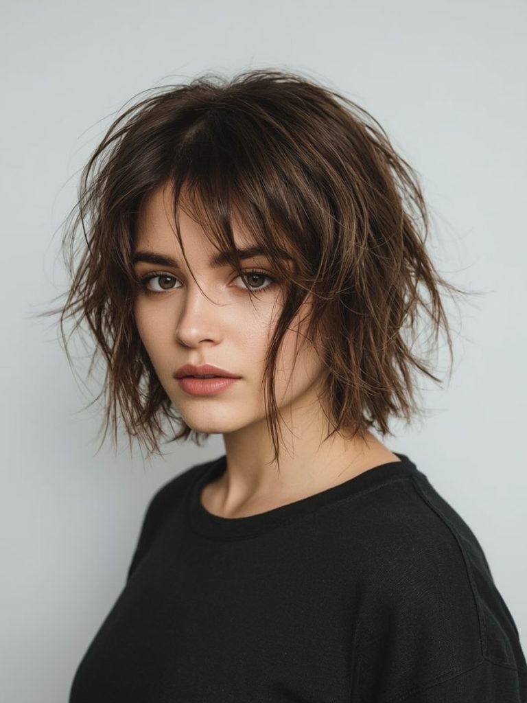 Short Messy Haircuts For Women: The Cropped Shag