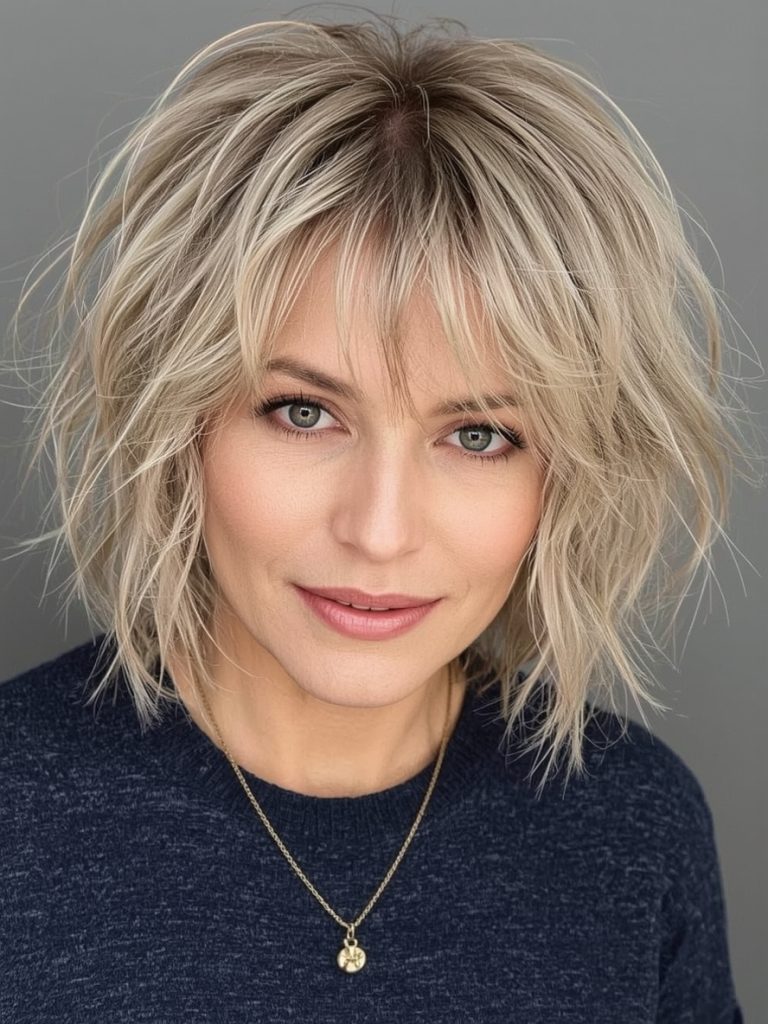 Hairstyle For Thin Fine Hair Over 50: Curly Pixie Cut