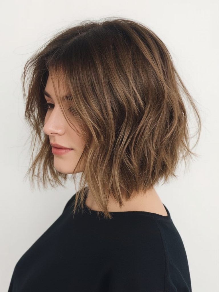 Short Messy Haircuts For Women: The Wavy Bob