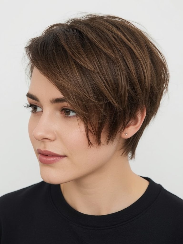 Hairstyle For Thin Fine Hair Over 50: French Bob