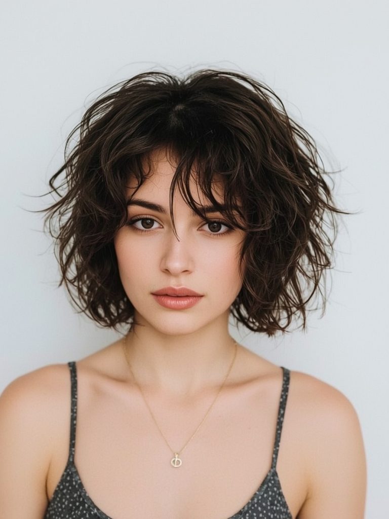 Short Messy Haircuts For Women: The Layered Bob