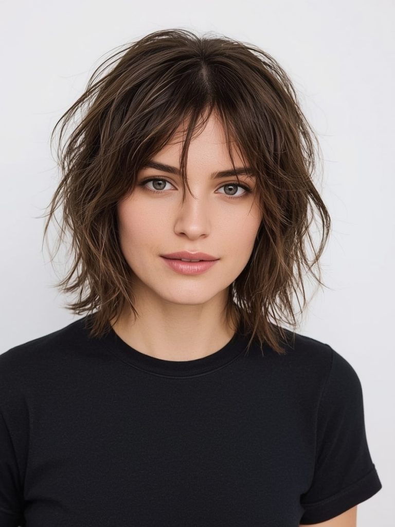Short Messy Haircuts For Women: The Shag For Mature Women