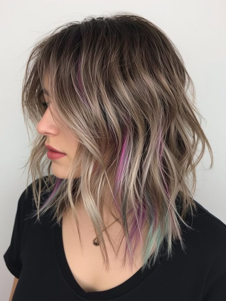 Undercolor Hair: Half-and-Half Underneath