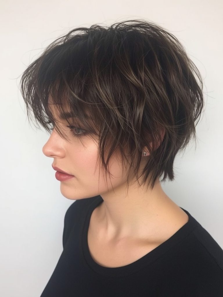 Short Messy Haircuts For Women: The Tousled Shag