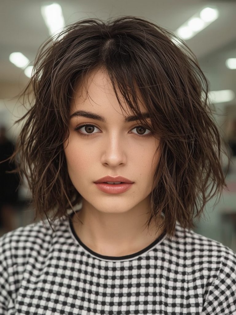 Short Messy Haircuts For Women: The Micro Bob