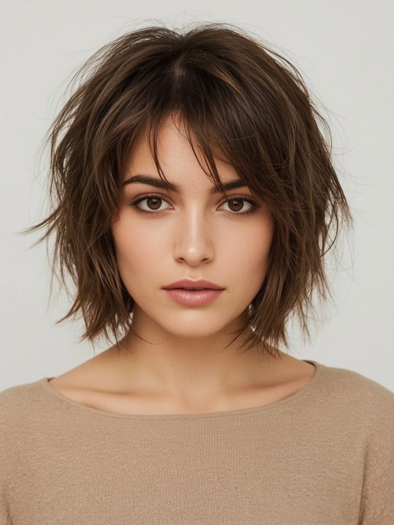 Short Messy Haircuts For Women: The Stacked Bob