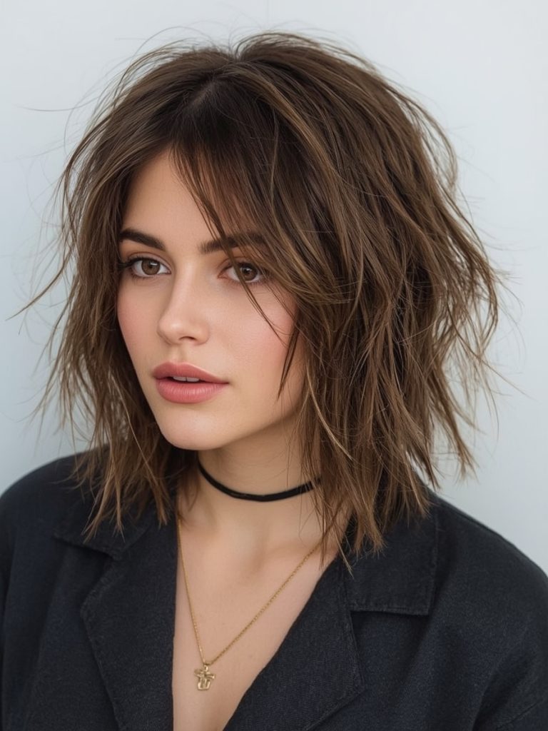 Short Messy Haircuts For Women: The Choppy Bob