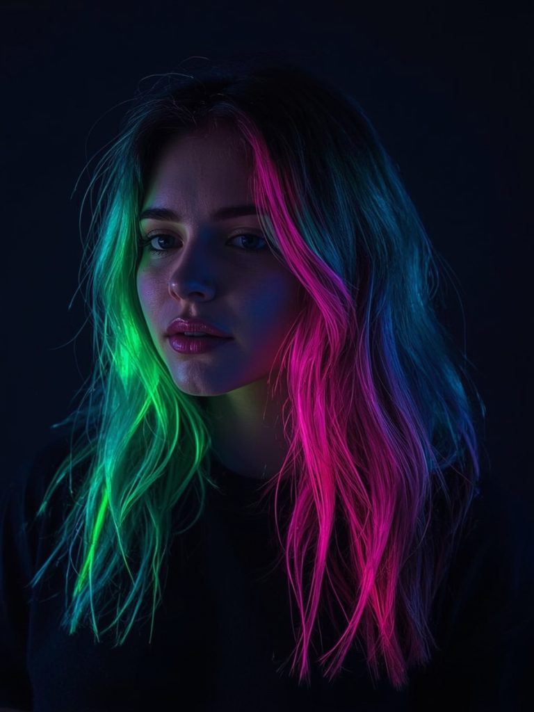 Undercolor Hair: Scalp Reveal