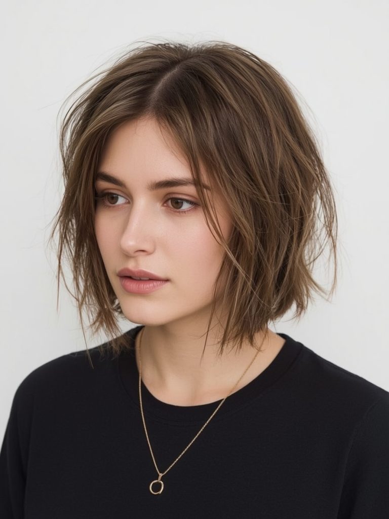 Short Messy Haircuts For Women: The Side-Swept Pixie