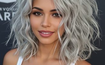 Silver Cornrows on Dark Skin