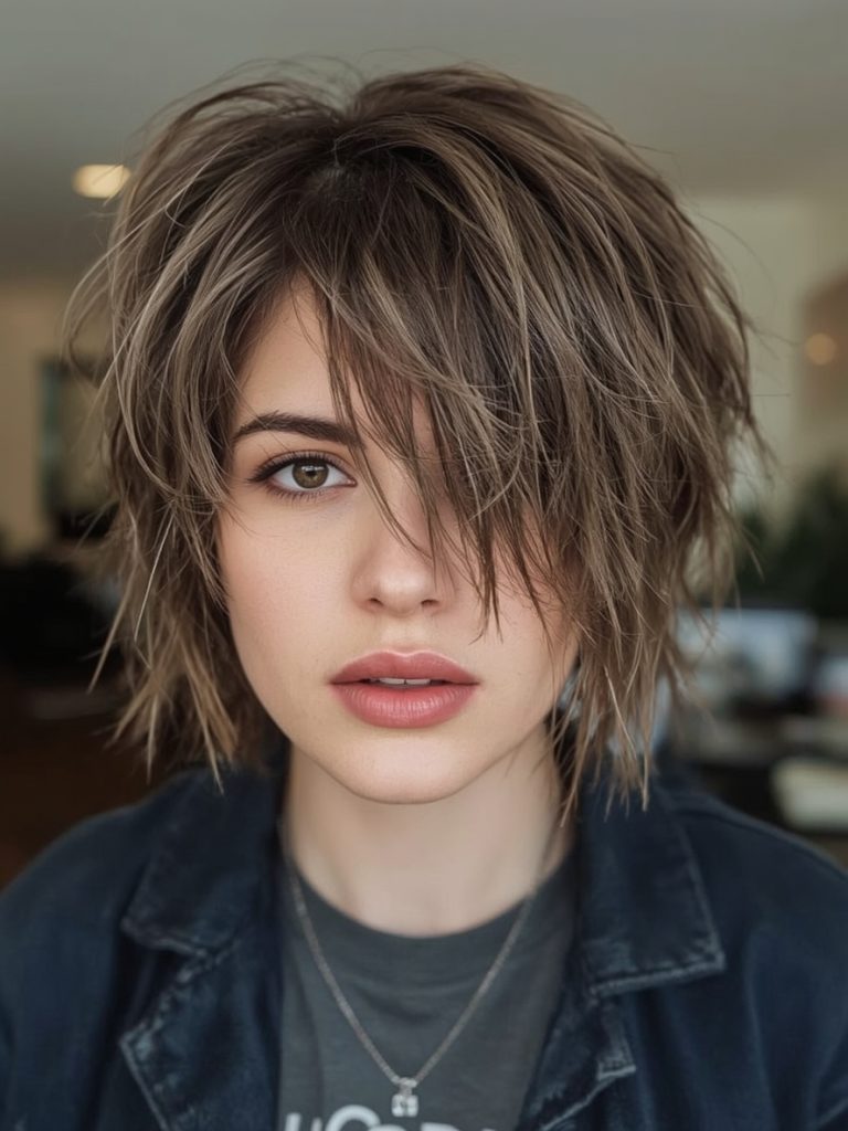 Short Messy Haircuts For Women: The Disconnected Undercut