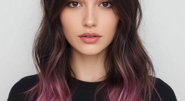 Undercolor Hair: Reverse Ombre