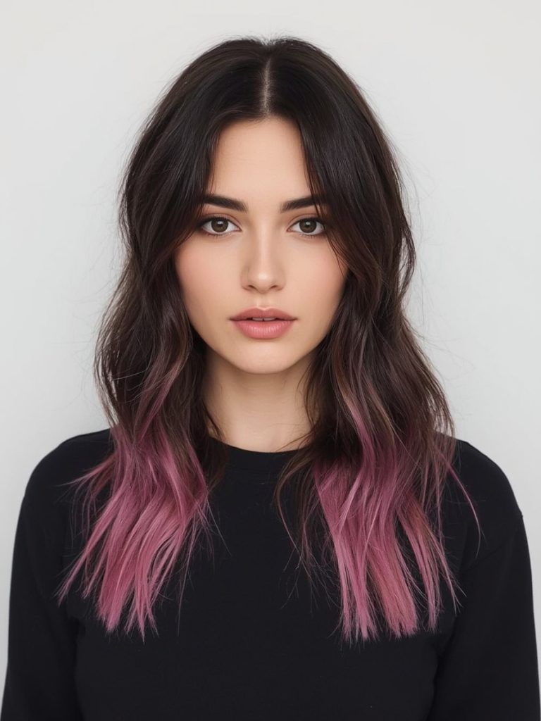 Undercolor Hair: Reverse Ombre