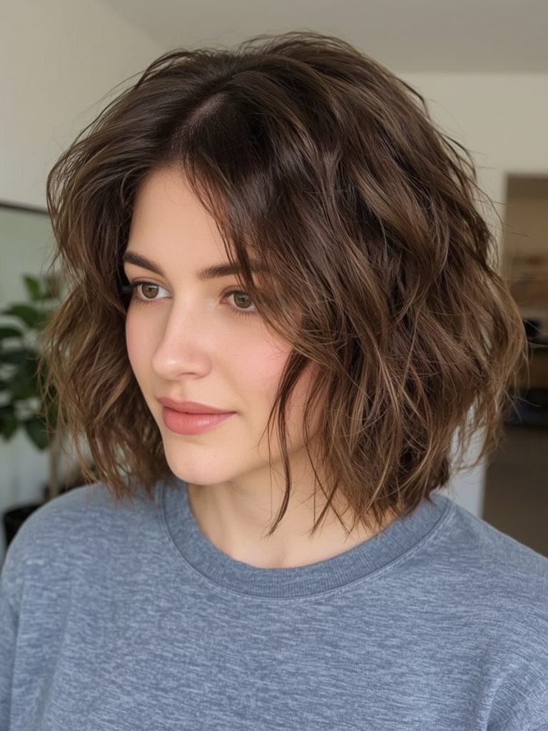 Bob with Root Lift and Volume: Bobs For Thin Hair Older Women