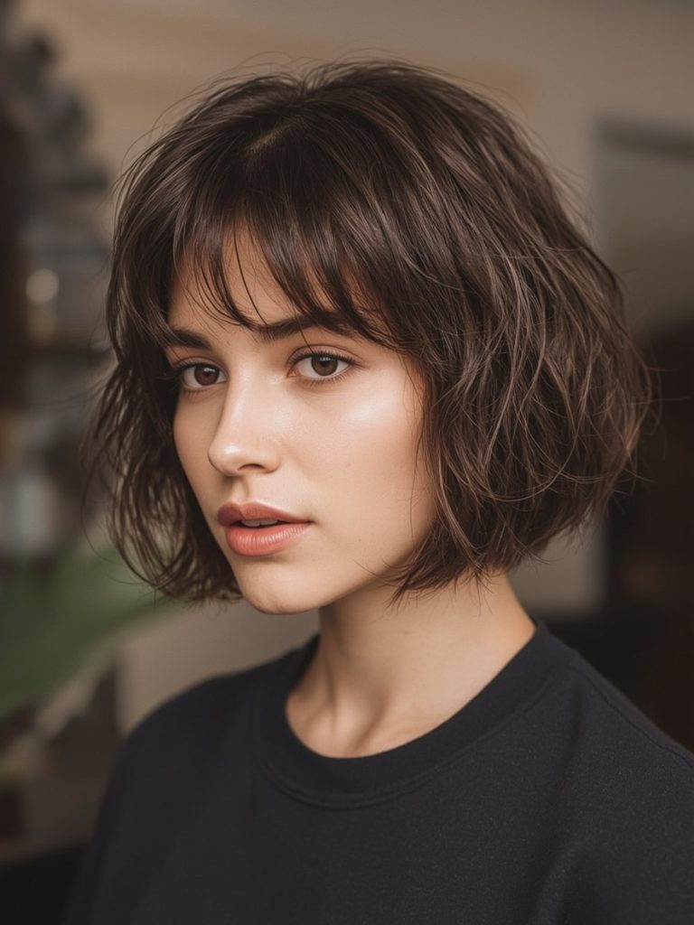 Feathered Bob: Bobs For Thin Hair Older Women