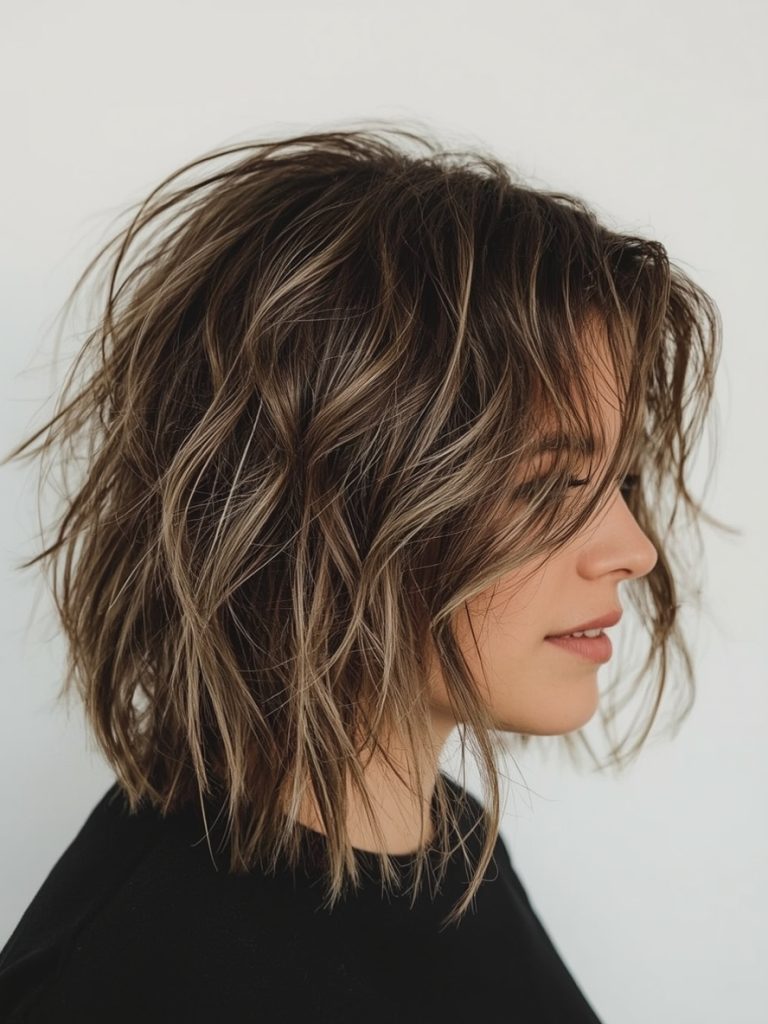 Asymmetrical Bob: Bobs For Thin Hair Older Women