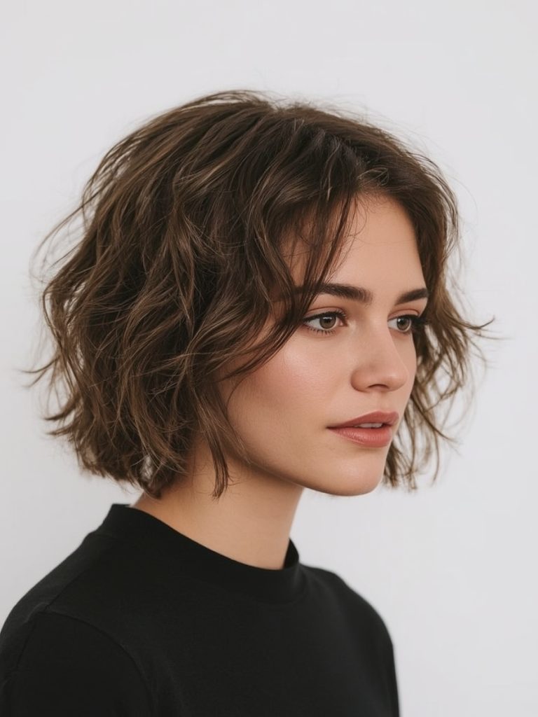 Bob with Wispy Bangs: Bobs For Thin Hair Older Women