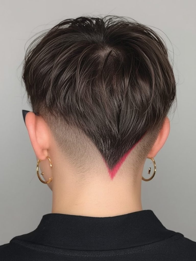 Undercolor Hair: Asymmetrical Accent