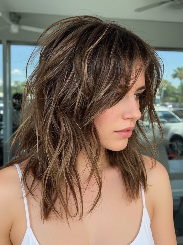 Brunette Summer Hair 2025: Chocolate Brown Balayage