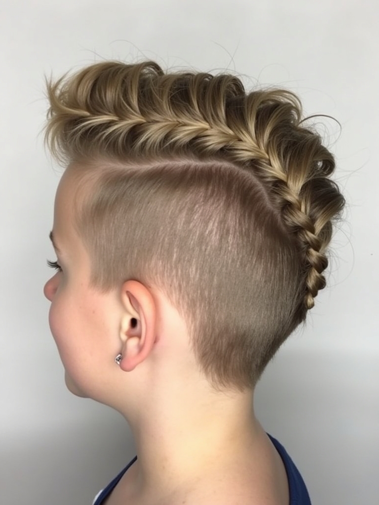 Hairstyles For School: Braided Bangs