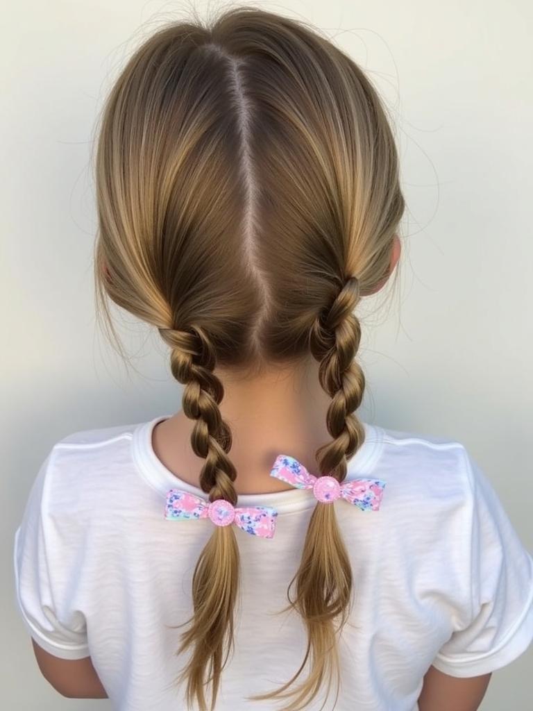 Easy Hairstyles For School: Side Part with Tuck