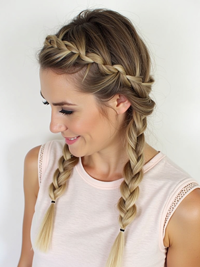 Cute Easy Hairstyles: Side Swept Bangs