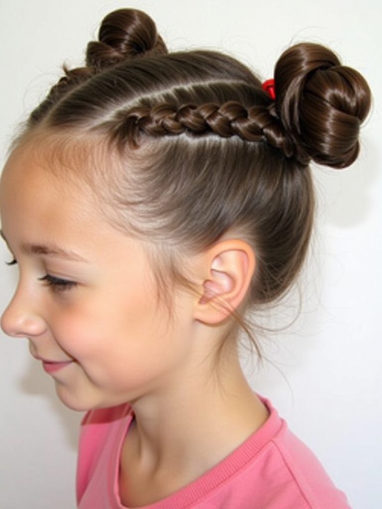 Easy Hairstyles For School: Low Twisted Ponytail