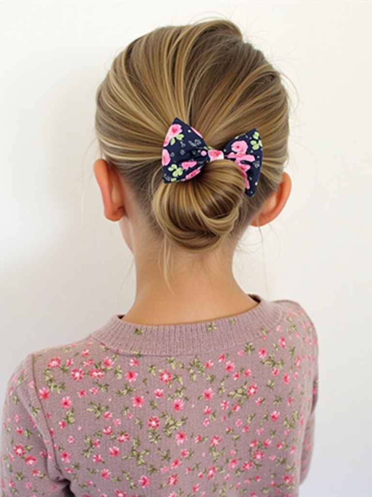 Easy Hairstyles For School: Half-Up Braid