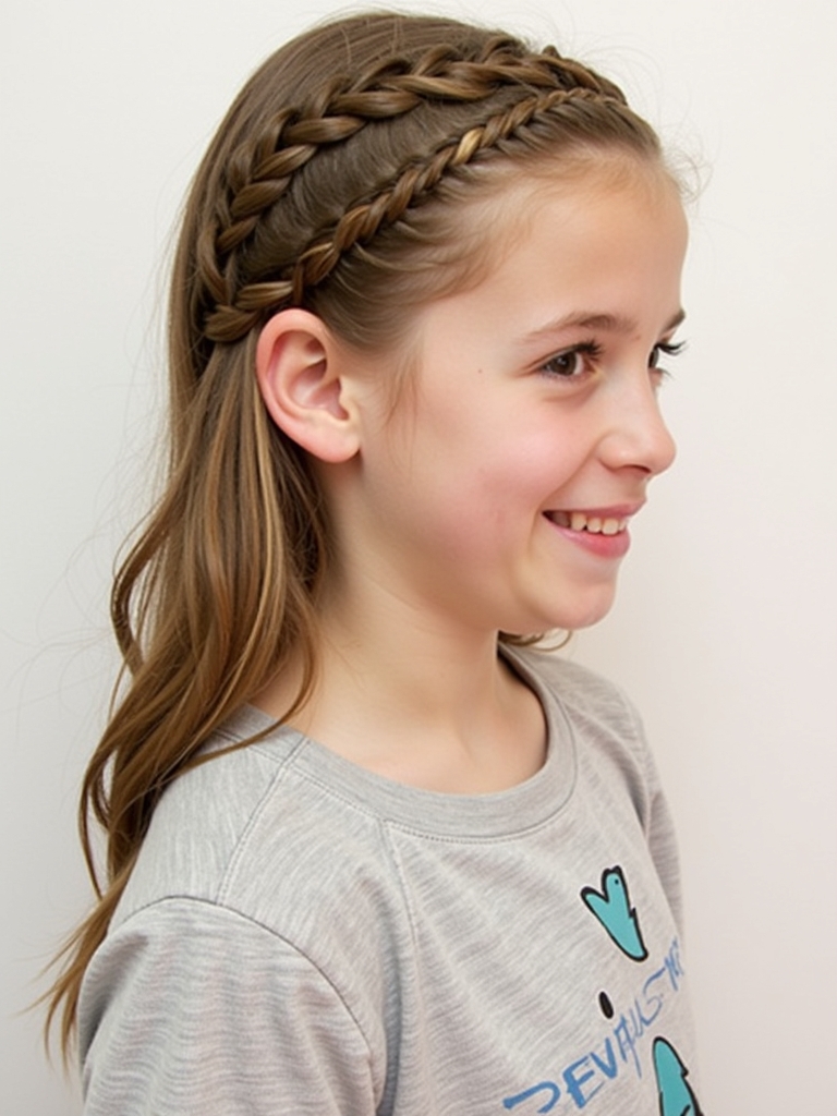 Easy Hairstyles For School: Dutch Braid