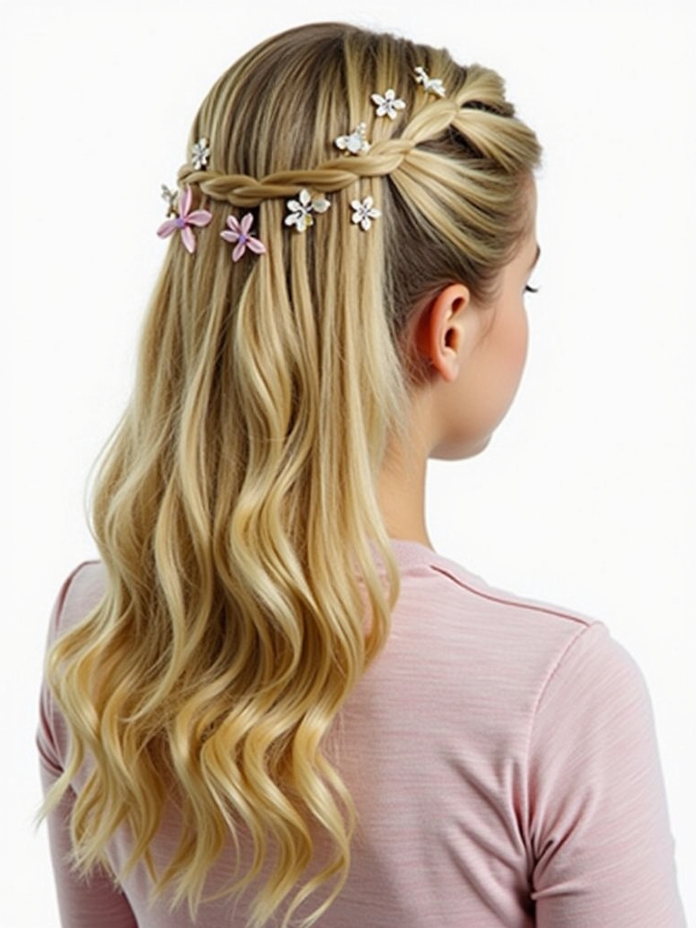 Easy Hairstyles For School: Low Side Ponytail